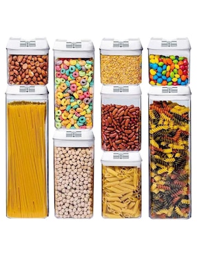 Set de Contenedores Lo Necesito de acrílico