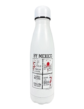 Termo doble pared By Mexico con tapa rosca 500 ml