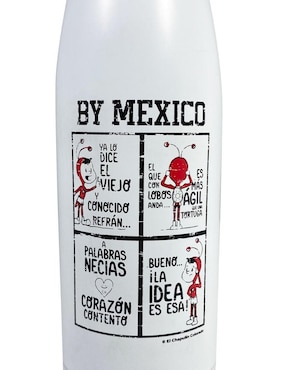 Termo doble pared By Mexico con tapa rosca 500 ml