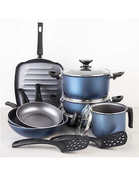 Batería de cocina Cinsa Balance de aluminio antiadherente sin PFOA 14 piezas