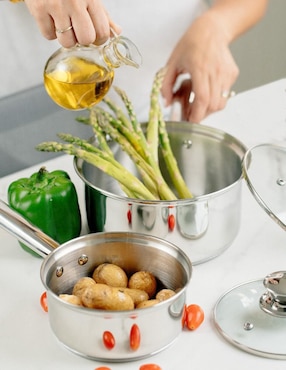 Batería de cocina Cinsa Irlanda de acero inoxidable 9 piezas
