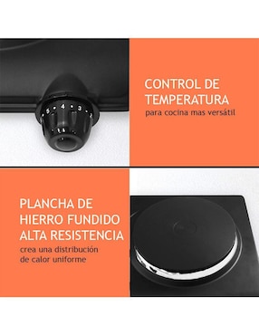 Sartén eléctrico Elite Gourmet de hierro fundido
