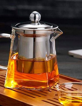 Tetera infusora Cazzenie de vidrio templado