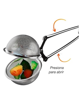 Infusor Bazzeff Tisana de acero inoxidable para té