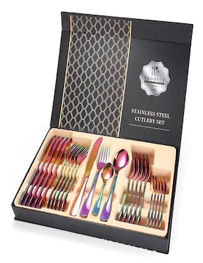 Set cubiertos Nh de acero inoxidable 24 piezas