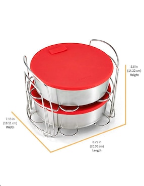 Set de 2 moldes Instant Pot