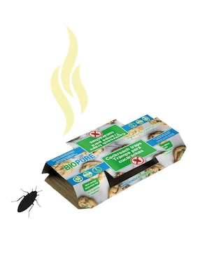 Removedor de olores 12 piezas Biostick + Trampas para cucarachas 10 piezas BioPure
