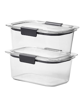 Set De Contenedores Rubbermaid Home Herméticos Vidrio