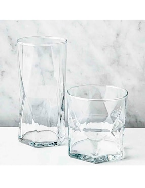Set vasos Crisa de vidrio