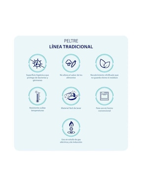 Batería de cocina Cinsa Yaqui Plus de acero vitrificado 13 piezas