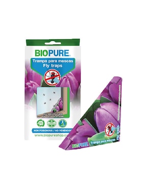 Kit De Trampas De Pegamento Para Moscas Biopure 20 Piezas