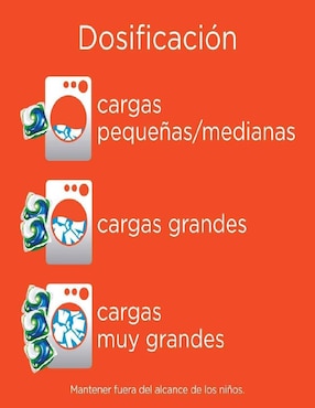 Detergente de 1.86 kg en capsulas Tide