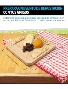 Tabla para queso Casa Litus de madera