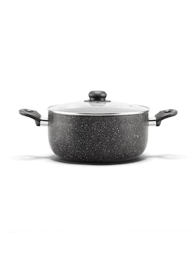 Batería de cocina Lamex de aluminio antiadherente piedra 16 piezas