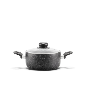 Batería de cocina Lamex de aluminio antiadherente piedra 16 piezas