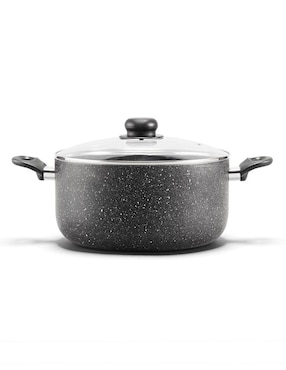 Batería de cocina Lamex de aluminio antiadherente piedra 16 piezas