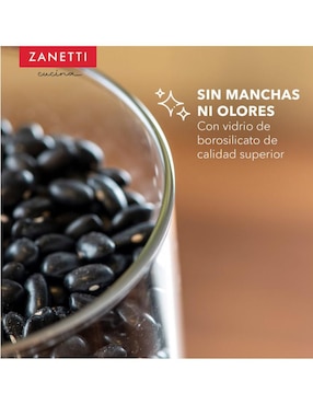 Set contenedores Zanetti de vidrio 7 piezas