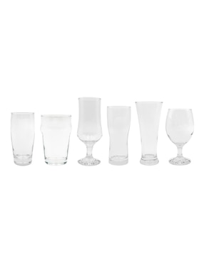 Set De Vasos Para Cerveza Kasablanka De Cristal Con 6 Piezas