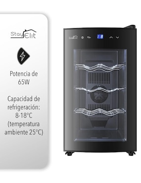 Cava de vinos Stay Elit Cava-01 capacidad 8 botellas