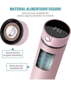 Termo Genérica de acero inoxidable con tapa rosca 500 ml