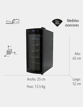 Cava de vinos Stay Elit Cava-02 capacidad 12 botellas