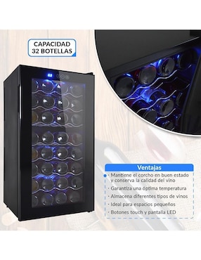 Cava de vinos Gutstark Mkz-Cavae32Boneg capacidad 33 botellas