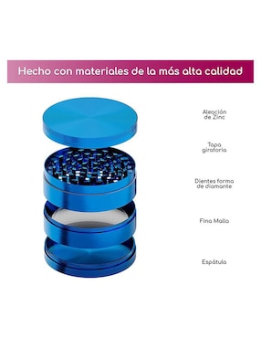 Molino para pimienta Vituzzi de acero inoxidable