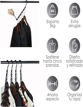 Set gancho Scabia de plástico 10 piezas