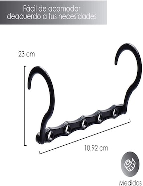 Set gancho Scabia de plástico 10 piezas