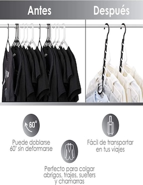 Set gancho Scabia de plástico 10 piezas