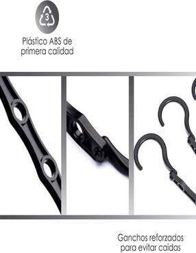Set gancho Scabia de plástico 10 piezas