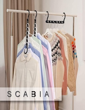 Set gancho Scabia de plástico 10 piezas