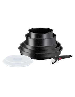 Batería De Cocina T-Fal De Aluminio 8 Piezas