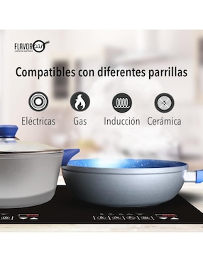 Set de sartenes con tapa Stay Elit Flavor Pan de acero 2 piezas