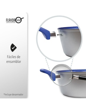 Set de sartenes con tapa Stay Elit Flavor Pan de acero 2 piezas