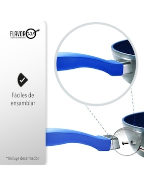 Set de sartenes con tapa Stay Elit Flavor Pan de acero 2 piezas