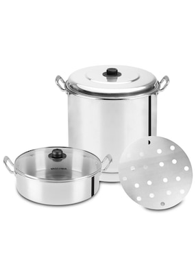 Batería De Cocina Vasconia De Aluminio Antiadherente 4 Piezas