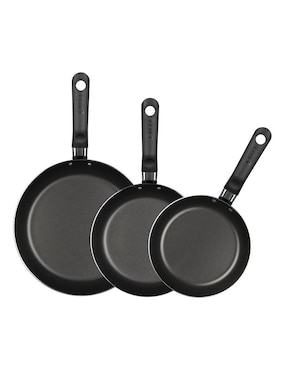 Set de sartenes Ekco Caramelo de aluminio 3 piezas