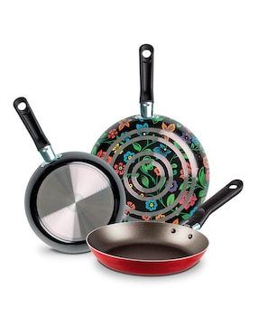 Set de sartenes Ekco Orígenes de aluminio 3 piezas