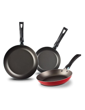 Set de sartenes Ekco Classic de aluminio 3 piezas