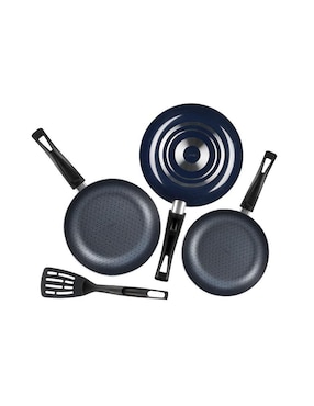 Set Sartenes Ekco Classic Aluminio 3 Piezas