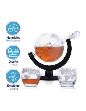 Decantador Bluelander Bar de cristal