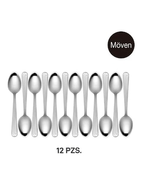 Set de Cucharas Möven Aquila de acero inoxidable 12 pieza