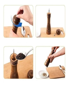 Molino para pimienta Genérica de madera