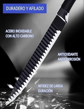 Set de cuchillos multiusos Genérica 6 piezas