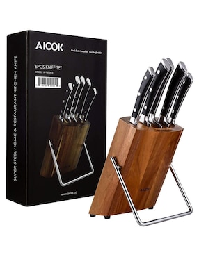 Set de cuchillos multiusos Aicok   6 piezas
