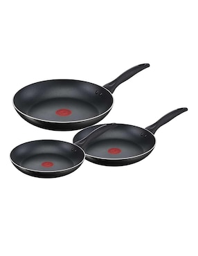 Set Sartenes T-Fal De Acero Inoxidable 3 Piezas