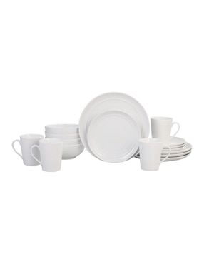 Vajilla cerrada Crown Baccara classic de porcelana