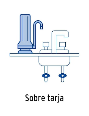 Filtro purificador de agua Truper Pura-P2