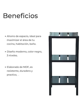 Estante de MDF Ellegance Houseware SS34291
